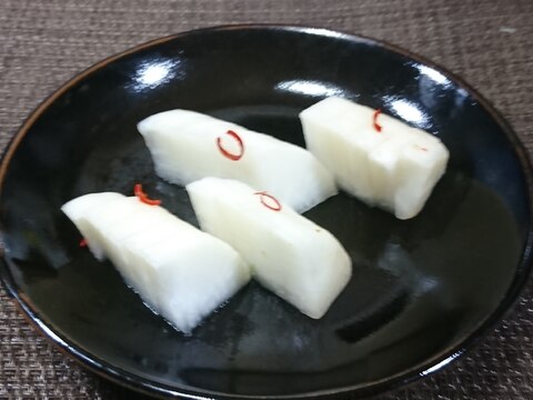 食べたら止まらない 大根の酢漬け レシピ 作り方 By かんたん料理 楽天レシピ